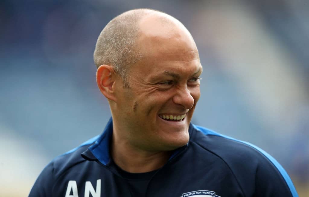 PRESTON, ENGLAND - JULY 21: Alex Neil manager of Preston North End during the Pre-Season Friendly between Preston North End and West Ham United at Deepdale on July 21, 2018 in Preston, England. (Photo b Lynne Cameron/Getty Images)