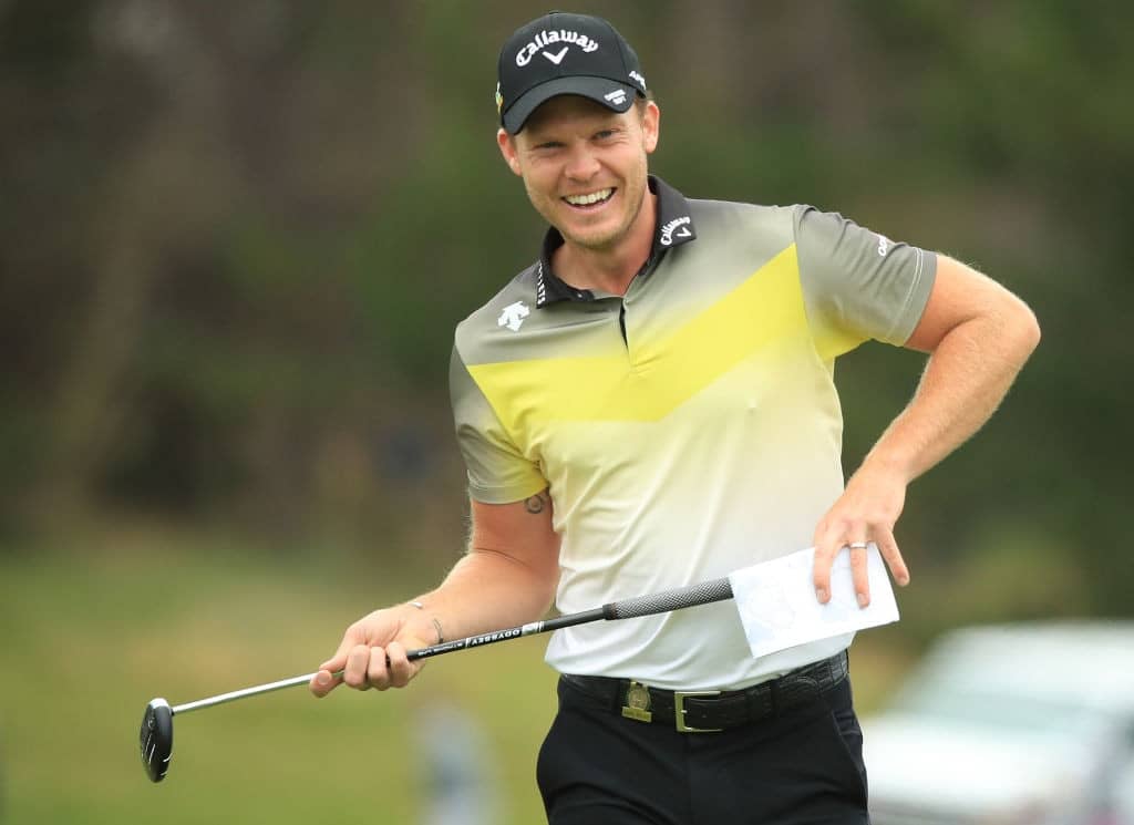 PEBBLE BEACH, CALIFORNIA - JUNE 15: Danny Willett of England smiles on the 13th hole during the third round of the 2019 U.S. Open at Pebble Beach Golf Links on June 15, 2019 in Pebble Beach, California. (Photo by Andrew Redington/Getty Images)