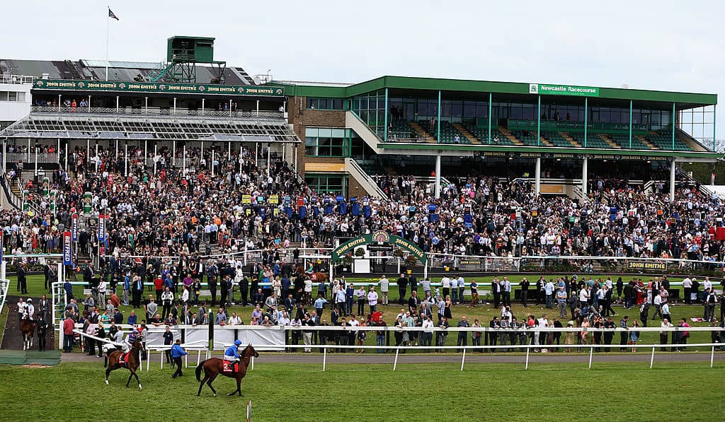 NEWCASTLE UPON TYNE, ENGLAND - JUNE 29: General views of Newcastle Racecourse on June 29, 2013 in Newcastle upon Tyne, England. (Photo by Matthew Lewis/Getty Images)
