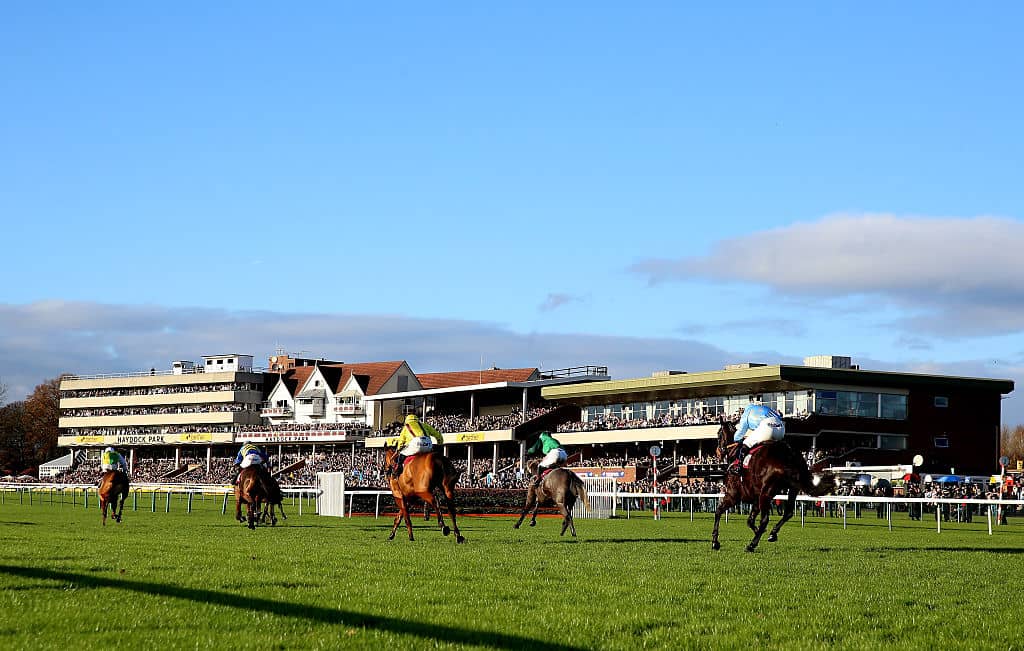 HAYDOCK, ENGLAND - NOVEMBER 22: A general view during the Betfair Odds With Betfair Price Rush on November 22, 2014 in Haydock, England. (Photo by Scott Heavey/Getty Images)