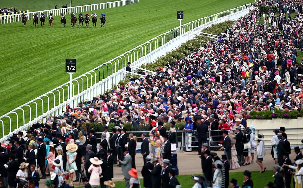 ASCOT, ENGLAND - JUNE 16: General view of the action during The Norfolk Stakes on day 3 of Royal Ascot at Ascot Racecourse on June 16, 2016 in Ascot, England. (Photo by Charlie Crowhurst/Getty Images for Ascot Racecourse)