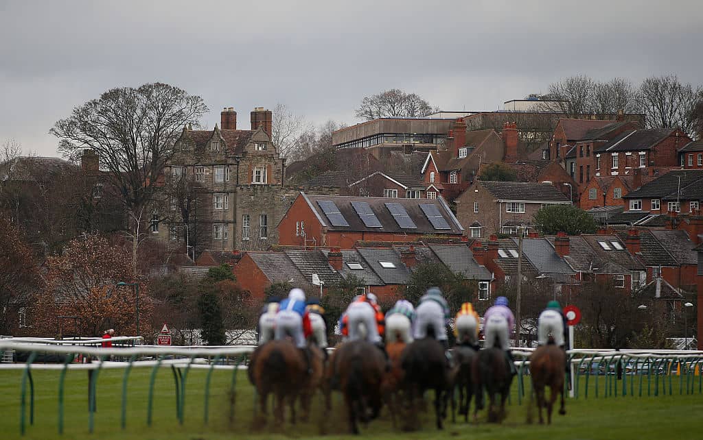 WARWICK, ENGLAND - DECEMBER 08: A general view at Warwick racecourse on December 08, 2016 in Warwick, England. (Photo by Alan Crowhurst/Getty Images)