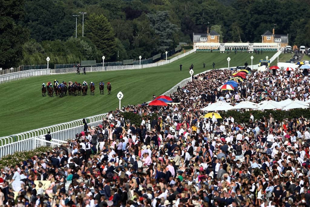 ASCOT, ENGLAND - JUNE 22: A general view of The Sandringham Stakes on day 4 of Royal Ascot at Ascot Racecourse on June 22, 2018 in Ascot, England. (Photo by Bryn Lennon/Getty Images)